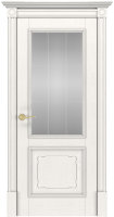 Дверь Версаль интерио RAL 9010 стекло